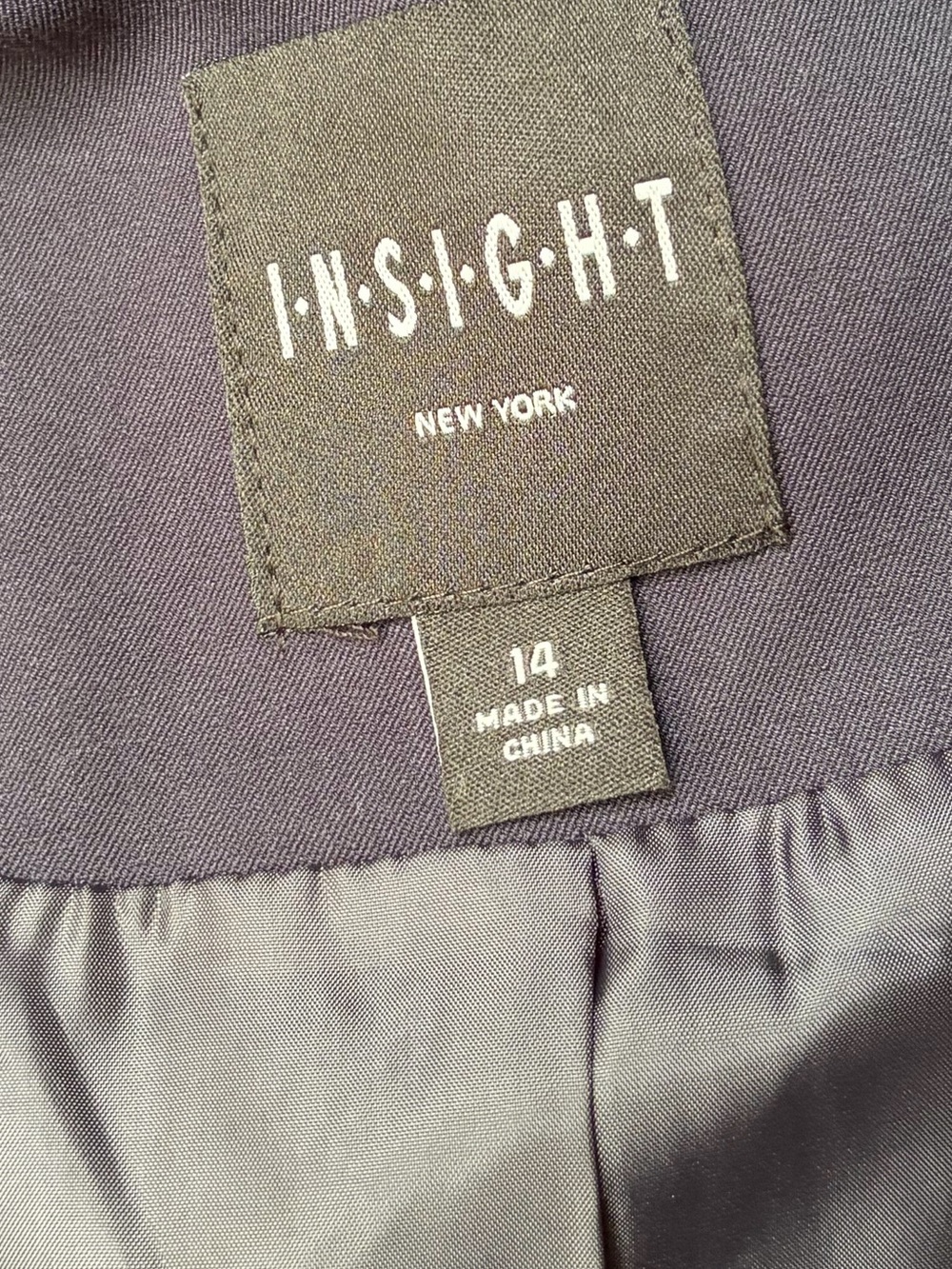 Insight New York Military Ruffle Trim Jacket Blazer Size 14 - Picture 2 of 9